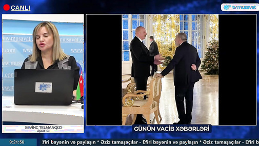 Peterburqda İ.Əliyev Paşinyana dərs verdi - Hamı telefonla çəkilən bu görüntüdən danışır