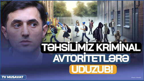 Təhsilimiz kriminal avtoritetlərə UDUZUB! - T.Abbaslı təhsilimizin  dəhşətli durumundan danışdı