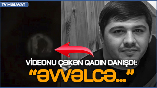 Qapı gözlüyündən videonu çəkən qadın hadisəni belə danışdı - "Həmin an 102-ə zəng etdim, sonra isə..."