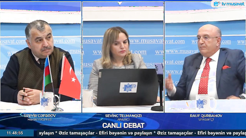 Efirdə GƏRGİNLİK pik həddə - "5 dənə diplomun da olsa, ağlın rusun ağlından fərqlənmir!"