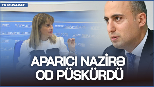 Aparıcı nazirə OD PÜSKÜRDÜ