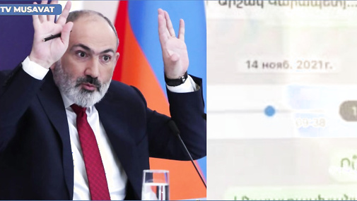 Paşinyanın GİZLİ SƏS YAZISI, vatsap yazışmaları YAYILDI: “Hardasan, Azərbaycan ordusu gəlir...”