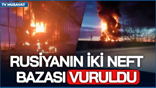 Rusiyanın iki neft bazası VURULDU, Ukrayna Kupyanska doğru İRƏLİLƏYİR - CANLI