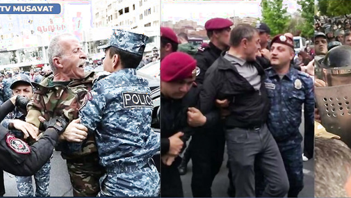 Qazaxın Xeyrimli kəndi QARIŞDI, erməni polisi səs QUMBARALARINA əl atdı - CANLI