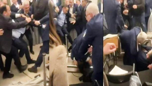 BU DƏQİQƏ! Tiflisdə TOQQUŞMALAR gedir, müxalif lider Ö*LÜMCÜL döyüldü, parlamentdə ƏLBƏYAXA - CANLI