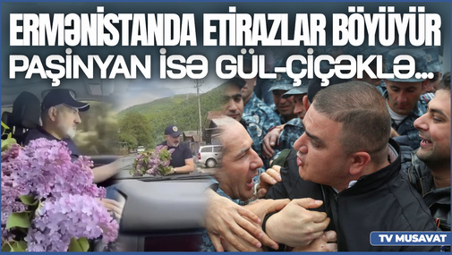 Ermənistanda etirazlar böyüyür, Paşinyan isə gül-çiçəklə... - Erməni baş nazir hamını belə TƏCCÜBLƏNDİRDİ