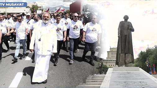 BU DƏQİQƏLƏRDƏ: Keşiş və üsyançılar Qaregin Njde meydanına AXIŞIR... - CANLI