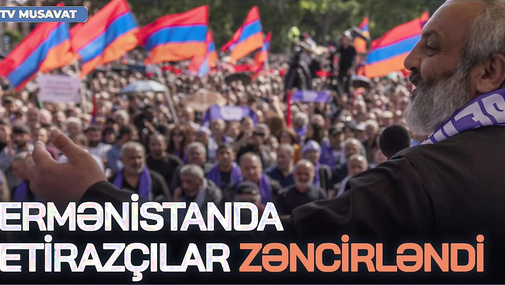 BU AN!Ermənistanda ETİRAZÇILAR ZƏNCİRLƏNDİ, İstintaq Komitəsinin önü QARIŞDI, polislə TOQQUŞMA-CANLI