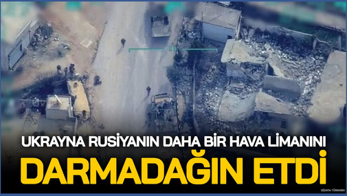 Ukrayna Rusiyanın daha bir hava limanını DARMADAĞIN etdi - Tam bir APOKALİPSİS...