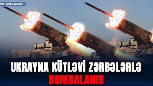 Ukrayna KÜTLƏVİ zərbələrlə BOMBALANIR, Kurskda AĞIR döyüşlər gedir - CANLI