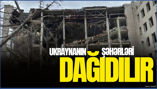 DƏHŞƏT: Ukraynanın şəhərləri DAĞIDILIR - Rusiya Kurskun acığını sivil insanlardan çıxır