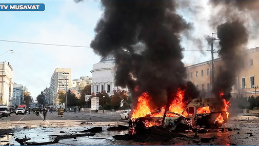 Rusiyanın bu şəhəri də VURULDU, Zelenskidən TƏCİLİ açıqlama - CANLI