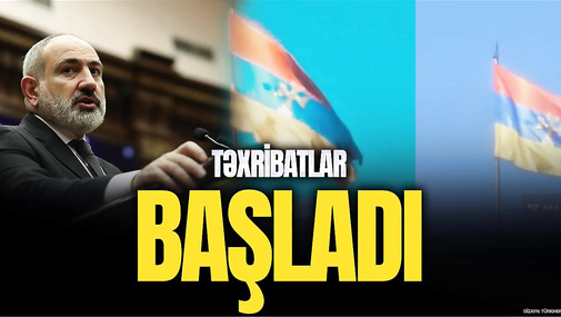 BAŞLANDI! Ermənistan sərhəddə SƏLİBÇİ XAÇI olan bayraq qaldırdı - Görüntülər “Ana Xəbər”də