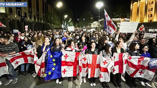 Tiflisdə QARIŞIQLIQ: Prezident nəticələri TANIMADI, Rusiya və ABŞ-dən reaksiyalar - CANLI