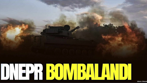Dnepr BOMBALANDI: Şəhər ballistik raketlərlə VURULUR - Polkovniklə CANLI