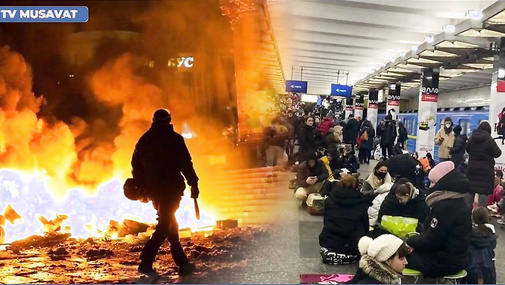 TƏCİLİ: Kiyevdə PARTLAYIŞLAR baş verir, əhali SIĞINACAQLARA çağırıldı - CANLI