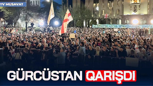 Gürcüstan QARIŞDI: Ordu və səfirlər də xalqa QOŞULDU- su şırnaqları İŞƏ SALINDI -DƏHŞƏT görüntülər