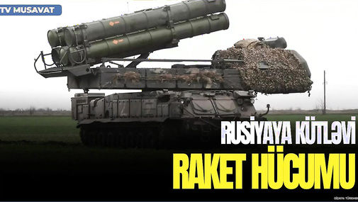 Rusiyaya kütləvi raket HÜCUMU: İki şəhərdə neft bazası və mərkəz VURULDU - CANLI