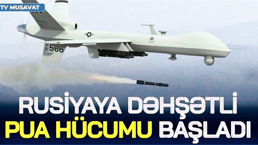 Rusiyaya ŞİDDƏTLİ DRON hücumu: Rostovda aerodrom VURULDU, dəhşətli yanğın– tələbələr KÜÇƏYƏ TÖKÜLDÜ