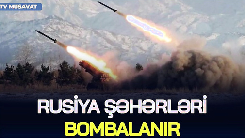 Rusiya şəhərləri BOMBALANIR:Saratov və Engels VURULDU,neft bazaları OD içində-Üzeyir Cəfərovla CANLI