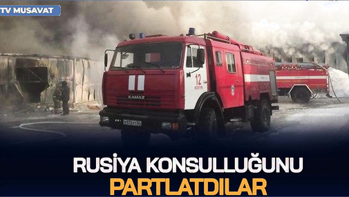 Rusiya konsulluğunu PARTLATDILAR, neft zavodu VURULDU – Ukrayna ŞİDDƏTLİ HÜCUMA KEÇDİ  - CANLI