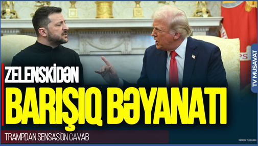 Zelenskidən BARIŞIQ bəyanatı: Trampın rəhbərliyi altında işləməyə HAZIRIQ - Trampdan SENSASİON CAVAB