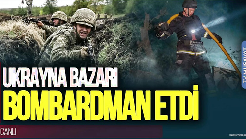 Ukrayna bazarı BOMBARDMAN etdi, Moskvadakı Qırmızı meydana HÜCUM anonsu - CANLI