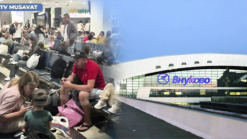 Rusiya aeroportlarında XAOS: insanlar AĞLAYIR, döşəmədə GECƏLƏYİRLƏR  - AZAL Bakıya QAYIDA BİLMİR