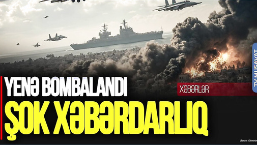 İranın dövlət televiziyası TƏZƏDƏN BOMBALANDI, Xameneiyə və əhaliyə ŞOK xəbərdarlıq - CANLI