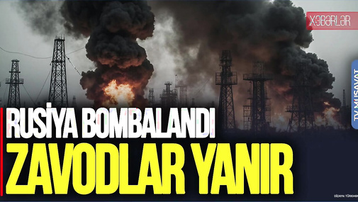 Krım və Rusiya BOMBALANDI: Neft bazaları, zavodlar YANIR, ö*lənlər var - CANLI