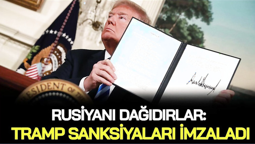 Rusiyanı DAĞIDIRLAR: Tramp sanksiyaları İMZALADI, Putin bu əraziləri QAYTARACAQ – Kreml İSTRERİKADA!