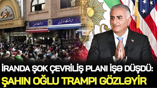 İranda ŞOK ÇEVRİLİŞ planı İŞƏ DÜŞDÜ: Şahın oğlu Trampı gözləyir, ABŞ təyyarələrini İrana  GÖNDƏRDİ