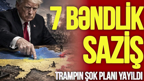 SON DƏQİQƏ! Ukraynanın taleyini alt-üst edəcək 7 bəndlik saziş, Trampın ŞOK PLANI YAYILDI-TV Musavat