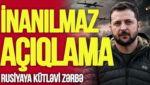 Rusiyaya KÜTLƏVİ zərbə, Zelenskidən İNANILMAZ açıqlama - TV Musavat